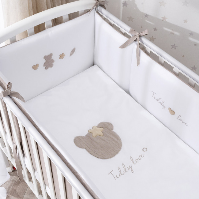Комплект TEDDY LOVE 6 предметов песочный
